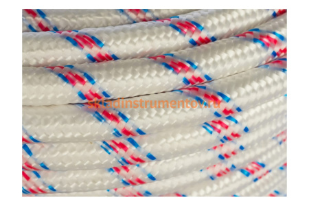 Плетеный 24-прядный полипропиленовый фал с сердечником 12мм, бухта 100м, 1000кгс СИБРТЕХ Россия 93968