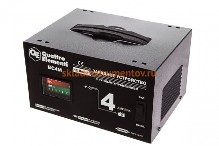 Зарядное устройство QUATTRO ELEMENTI BC4M 770-063