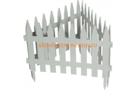 Декоративный забор "Рейка", 28x300 см, белый PALISAD Россия 65004