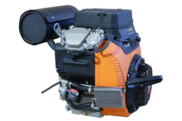 Двигатель бензиновый 29 л.с., горизонтальный вал 25 мм Lifan 2V80F-2A