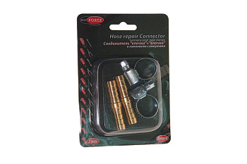 Соединитель елочка+елочка с хомутами (2 шт; 8x8 мм) ROCKFORCE RF-HRC05/05