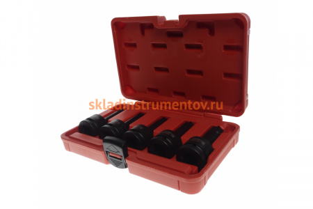 Набор ударных торцевых головок TORX (Т60-Т100; 3/4"; 5 шт.) JTC J605T