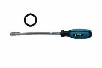 Шестигранная торцевая отвертка 6x7мм 160мм гибкая AIST 86037M 00-00003525