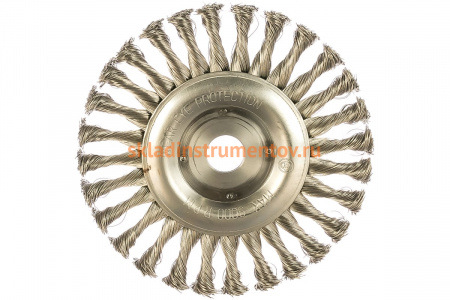 Щетка цилиндрическая со жгутовой нержавеющей проволокой Эксперт 571 (175 мм; 22.2 мм) Профоснастка 20806011