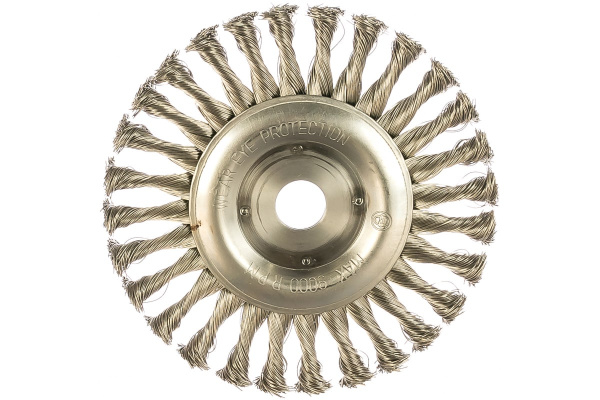 Щетка цилиндрическая со жгутовой нержавеющей проволокой Эксперт 571 (175 мм; 22.2 мм) Профоснастка 20806011