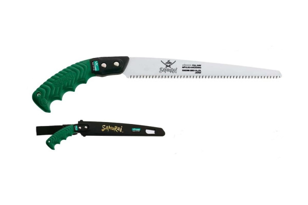 Пила с прямым полотном, в чехле с поясным креплением SAMURAI BGS-240-SH