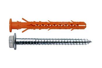 Дюбель Mungo MBRK-STBf 10х80 фасад. с борт. HEX/Т40 гор.оцинк. или ТДЦ 50 шт. 1120708F