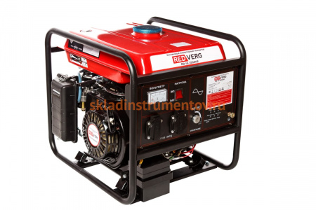 Бензиновый инверторный генератор открытого типа REDVERG RD-IG3500HE 6617312