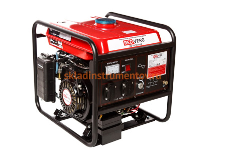 Бензиновый инверторный генератор открытого типа REDVERG RD-IG3500HE 6617312
