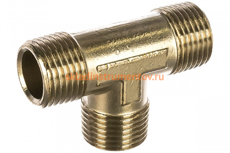 Переходник тройник Т-образный 1256/4 T-MMM 1/2" GAV 27824