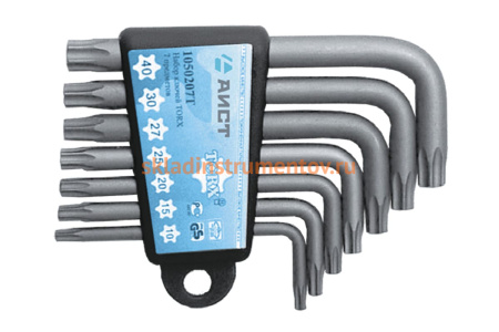 Набор Г-образных ключей TORX 7 предметов AIST 1054107T 00-00004611