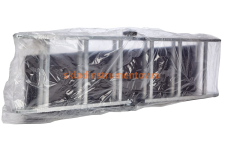 Профессиональные рабочие подмости СИБИН ПРП-36 3x6x3 ступени, алюмин, складные с колесами и съемной площадкой 38845