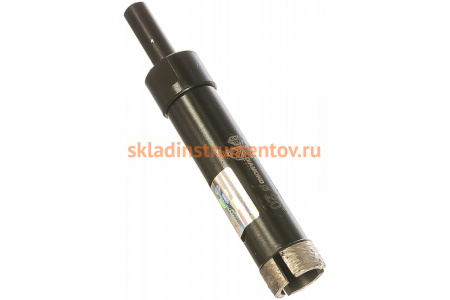 Коронка алмазная по керамограниту, серебряная пайка (20 мм) TRIO-DIAMOND GCB761