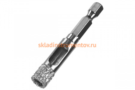 Сверло алмазное универсальное ПРОФЕССИОНАЛ (12 мм; HEX 1/4'') Зубр 29865-12