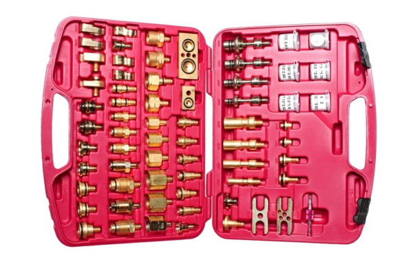 Набор адаптеров для тестирования автокондиционера европейских автомобилей в кейсе JTC 4707