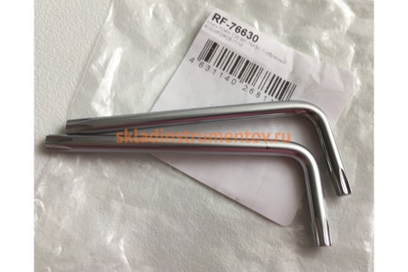 Г-образный ключ ROCKFORCE TORX T30 RF-76630