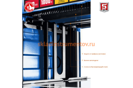 Рейсмусовый станок Зубр ширина строгания 330 мм, толщина заготовки до 150 мм, 2 ножа, РС-330