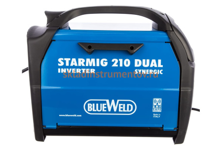 Инверторный полуавтомат BLUE WELD STARMIG 210 DUAL SYNERGIC 230В, 200А, D=0.6-1.2 mm 816726 (816399) Инверторный полуавтомат BLUE WELD STARMIG 210 DUAL SYNERGIC 230В, 200А, D=0.6-1.2 mm 816726 (816399)