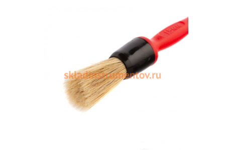 Круглая кисть MATRIX Color line №15, натуральная щетина, пластиковая ручка 83405