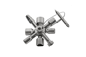 Универсальный ключ для электрошкафов КОБАЛЬТ 10 профилей 792-926