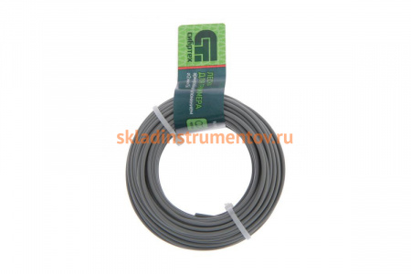 Леска звезда армированная алюминием (2 мм; 15 м) для триммера СИБРТЕХ 961965