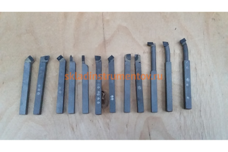 Набор резцов c твердосплавными напайками (12 шт; 8x8 мм; Т5К10) MetalMaster 17668