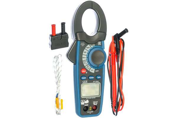 Токовые клещи с датчиком температуры СЕМ DT-3341 480380