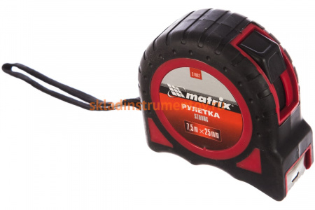 Рулетка 7,5м х 25 мм Strong MATRIX 31082