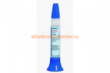Цианоакрилатный клей WEICON Contact VA 8406 (основа - этилат) 30 г wcn12204030