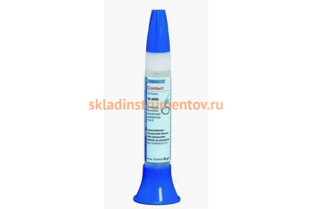 Цианоакрилатный клей WEICON Contact VA 8406 (основа - этилат) 30 г wcn12204030
