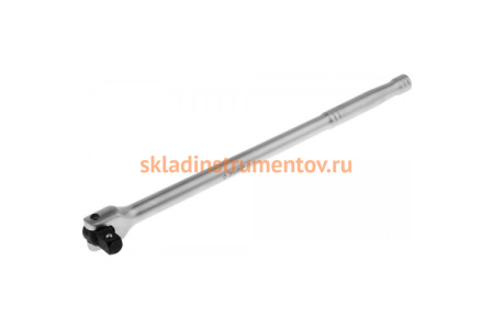 Перекидной вороток Зубр "МАСТЕР" для торцовых головок 1/2" , Cr-V, хроматированное покрытие, 380мм 27737-1/2