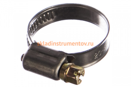 Хомуты Зубр ЭКСПЕРТ нерж. сталь накатная лента 9мм 20-32мм 5шт 3787-20-32