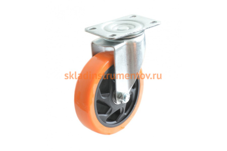 Колесо большегрузное полиуретановое поворотное PVC Medium 75 мм MFK-TORG 4023075 PVC