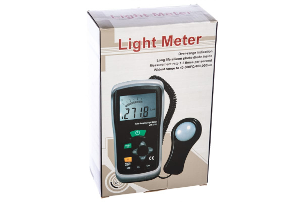 Измеритель уровня освещения (люксметр) СЕМ DT-1309 481646