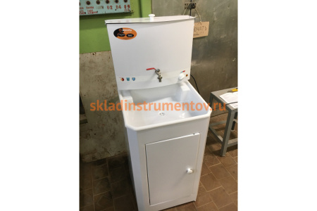 Дачный умывальник с подогревом Вихрь, белый 74/4/4