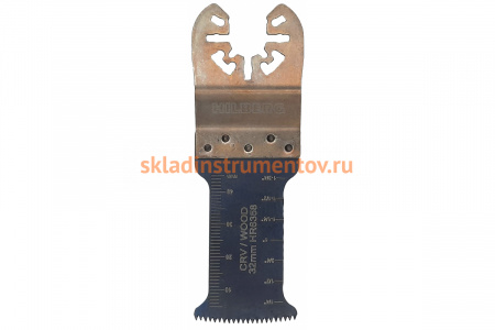 Полотно пильное погружное по древесине (32x50 мм; 18TPI; Cr-V) Hilberg HR6358