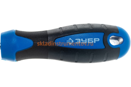 Слесарная отвертка Зубр Cr-Mo PZ2 x 100 мм Проф 25233-2