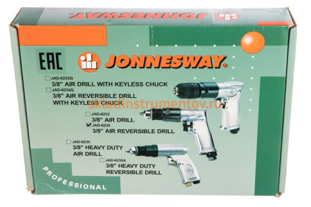 Пневматическая дрель с реверсом Jonnesway JAD-6234 47105
