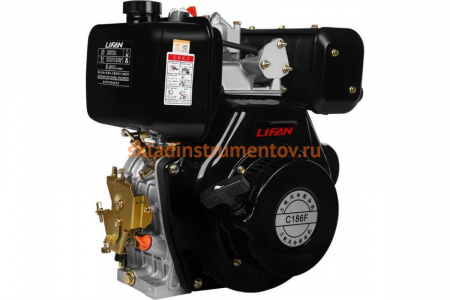 Двигатель Diesel 186F 9.2 л.с., конусный вал LIFAN 00-00001449