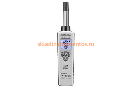 Цифровой гигро-термометр СЕМ DT-321S 480359