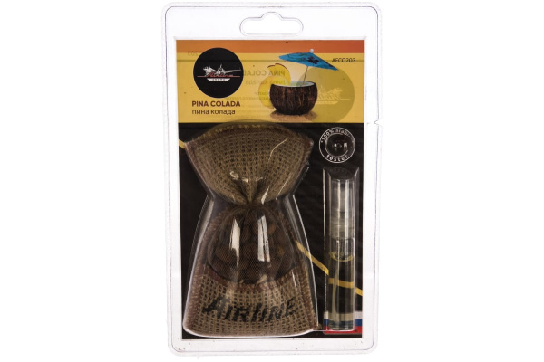 Ароматизатор Airline Кофе в мешочке со спреем, пина колада AFCO203