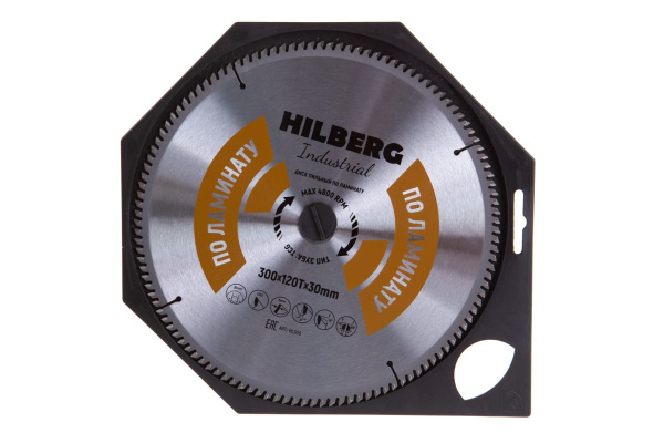 Диск пильный Industrial Ламинат (300x30 мм; 120Т) Hilberg HL300