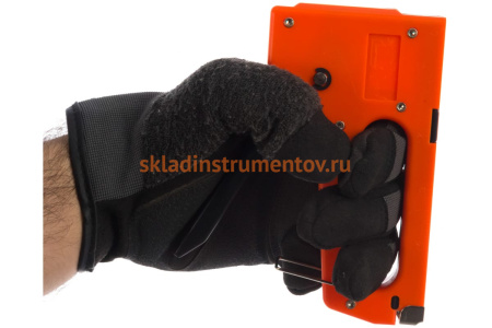 Мебельный пластиковый степлер со скобами 100 шт, тип скобы 53, 4-8 мм SPARTA 42001