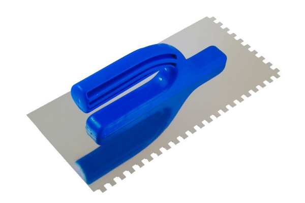 Зубчатая гладилка (130 х 270 мм, зуб 10 х 10 мм) РемоКолор 27-1-010