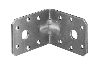 Крепежный усиленный уголок ЗУБР УКУ-2.5 90х130х130 х 2.5мм 31011-130