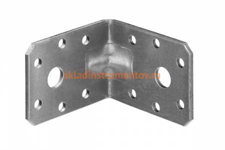 Крепежный усиленный уголок ЗУБР УКУ-2.5 90х130х130 х 2.5мм 31011-130