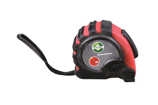 Рулетка с фиксатором-клавишей КЕДР 7.5м х 25мм 017-0725 23451