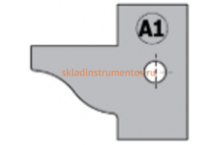 Нож (2 шт; 25х29х2 мм) для фрез 694.015 CMT 695.015.A1