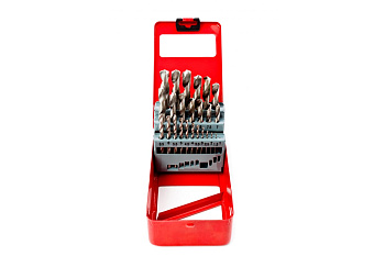 Набор сверл по металлу HSS-G, 1-13 мм, 25 шт. REDVERG 6627076