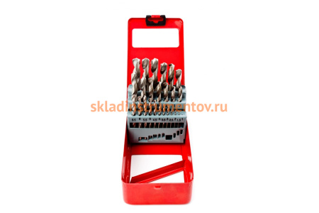 Набор сверл по металлу HSS-G, 1-13 мм, 25 шт. REDVERG 6627076
